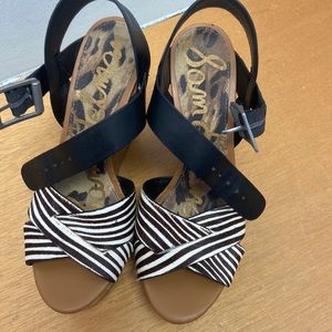 Sam Edelman euc wedge sandals. Size 6.5